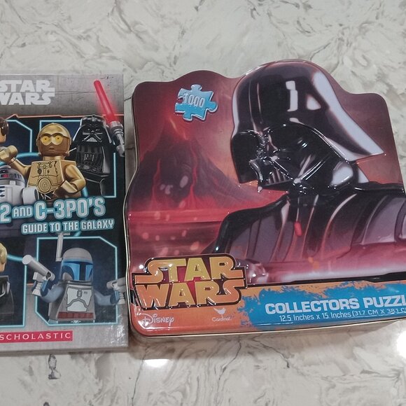 STAR WARS PUZZLE & R2-D2 and C-3P0's Guide to the Galaxy Hardcover - Picture 3 of 3